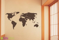 Виниловый стикер Карта мира